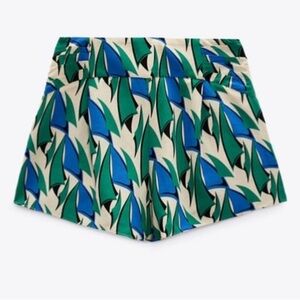 Zara Print Shorts